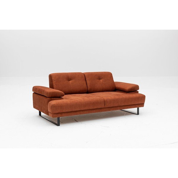 Sofa oranžinės spalvos 199 cm Mustang – Balcab Home-image-2