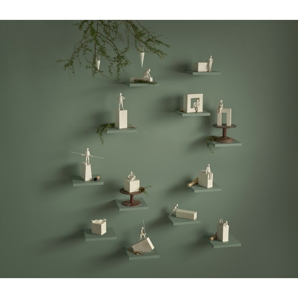 Balta keramikinė pakabinama dekoracija Kähler Design Cone, aukštis 14,5 cm-image-4