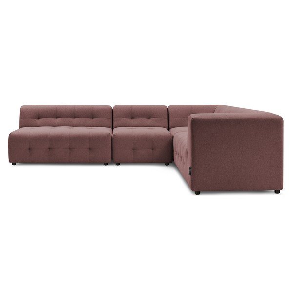 Tamsiai rožinė kampinė sofa (dešinysis kampas) Kleber - Bobochic Paris-image-4