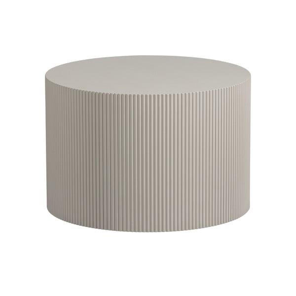 Apvalios formos kavos staliukas smėlio spalvos ø 60 cm Sanne – WOOOD
