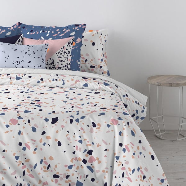 Medvilninis antklodės užvalkalas Blanc Terrazzo, 140 x 200 cm-image-3