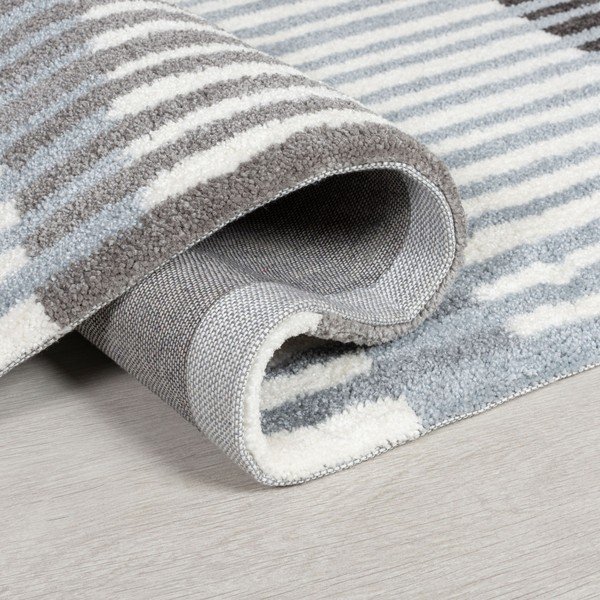 Pilkas kilimas Flair Rugs Linear Stripe, 160 x 230 cm-image-1