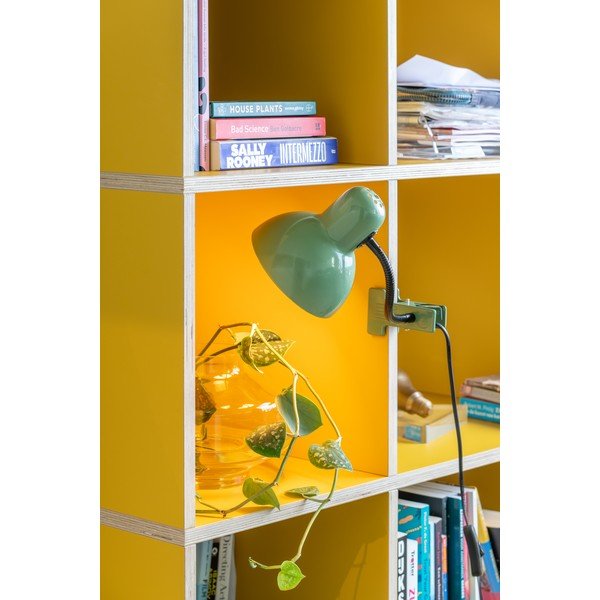 Žalios spalvos iš metalo stalinis šviestuvas (aukštis 33,5 cm) New Retro – Leitmotiv-image-1