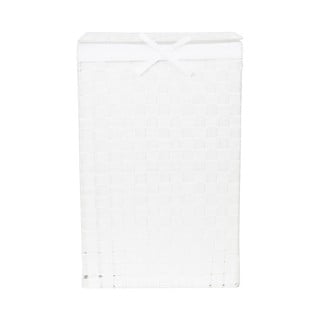 Baltas skalbinių krepšys su dangčiu Compactor Laundry Basket Linen, aukštis 60 cm