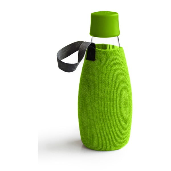 Žalia stiklinio butelio įmautė ReTap, 500 ml