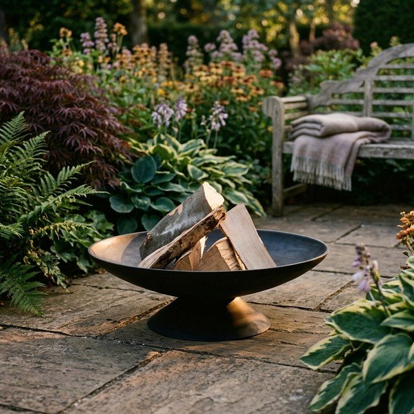 Ketaus židinys Esschert Design Camping, ⌀ 59 cm-image-1