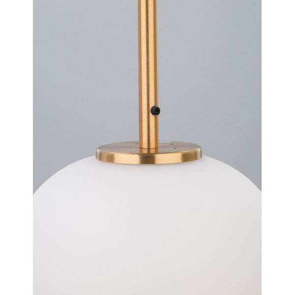 Baltos spalvos/žalvario spalvos iš stiklo kabantis šviestuvas ø 27 cm Lato – Nova Luce-image-2
