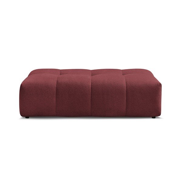 Bordo spalvos iš šenilinio audinio taburetė Everest – Bobochic Paris