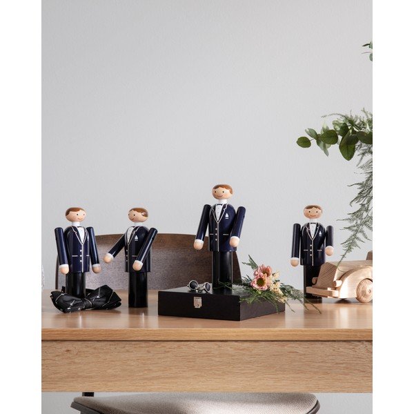 Iš medienos statulėlė Groom – Kay Bojesen Denmark-image-3
