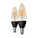 Su kaitinimo siūleliu lemputės 2 vnt. 5 W E14, White ambiance – Philips Hue