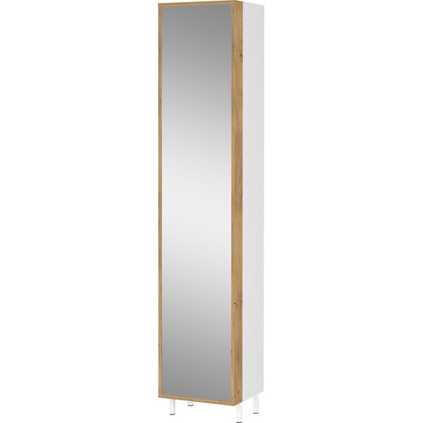 Baltos spalvos aukšta/siaura vonios daiktadėžė 39x195 cm Topeka – Germania-image-2