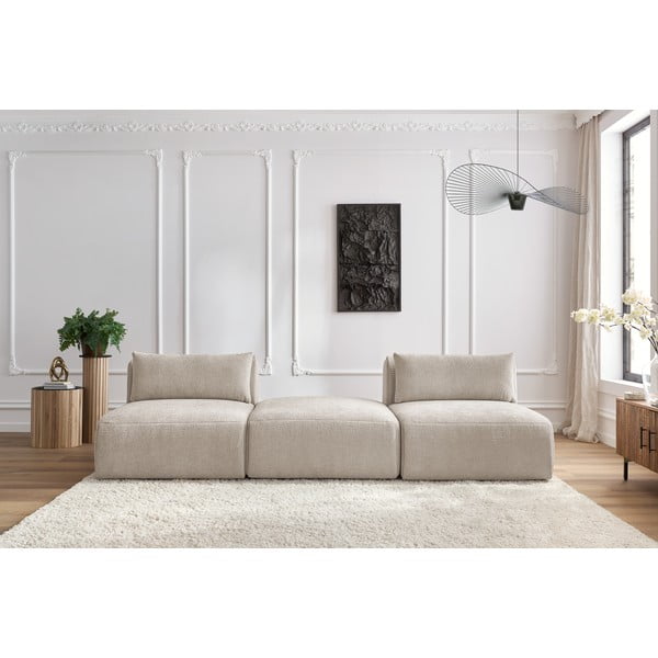 Smėlio spalvos sofa 283 cm Jeanne - Bobochic Paris-image-1