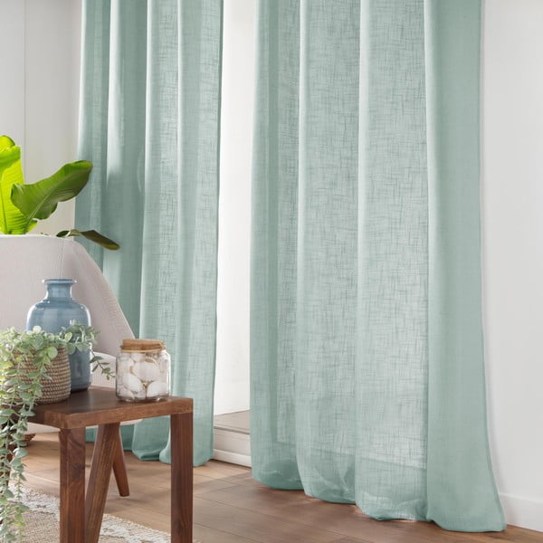 Permatoma užuolaida mėlynos spalvos 140x280 cm Cloris – douceur d'intérieur-image-3
