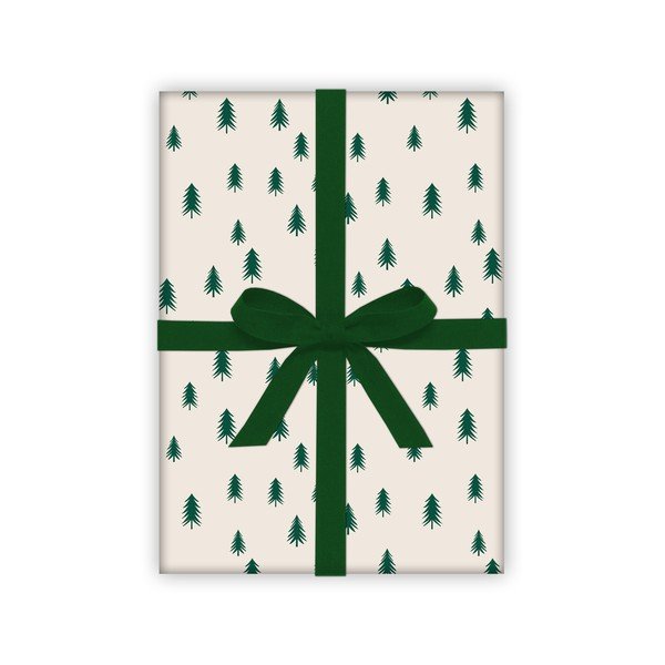 5 lapai dovanų vyniojimo popieriaus eleanor stuart Christmas Trees, 50 x 70 cm-image-1