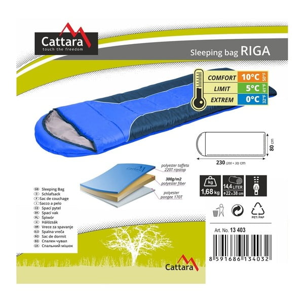 Antklodė miegmaišis Cattara Riga-image-2