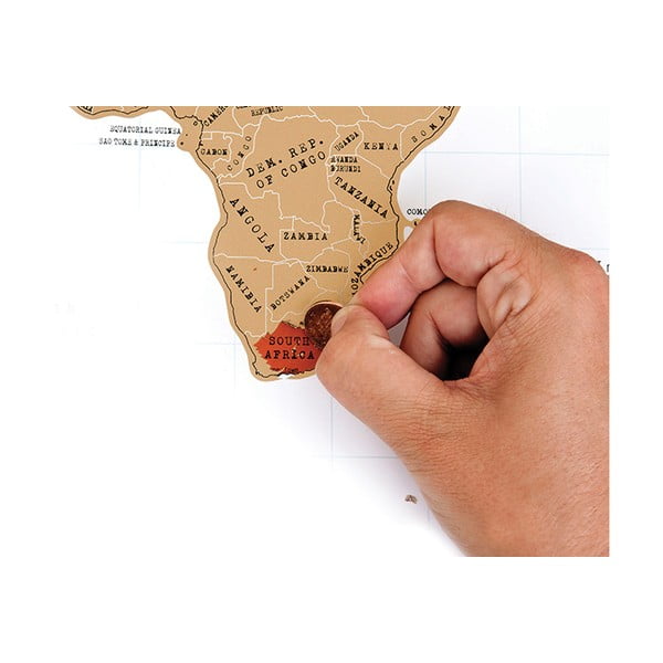 Nutrinamas žemėlapis 88x52 cm World Scratch Map – Ambiance-image-3