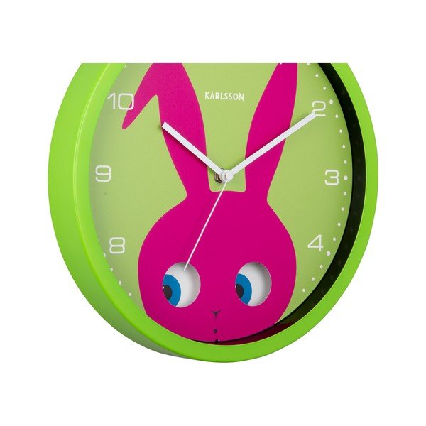 Vaikiškas laikrodis ø 31 cm Peekaboo Bunny – Karlsson-image-4
