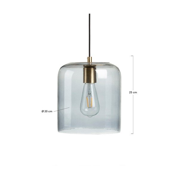 Stiklinis pakabinamas šviestuvas Kave Home Bobby-image-2