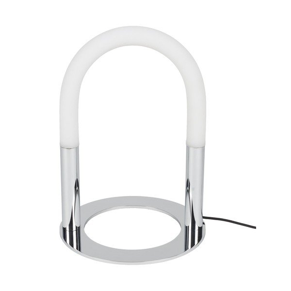 Sidabrinės spalvos iš metalo stalinis šviestuvas LED su pritemdymo funkcija (aukštis 36 cm) Arch – Zuiver