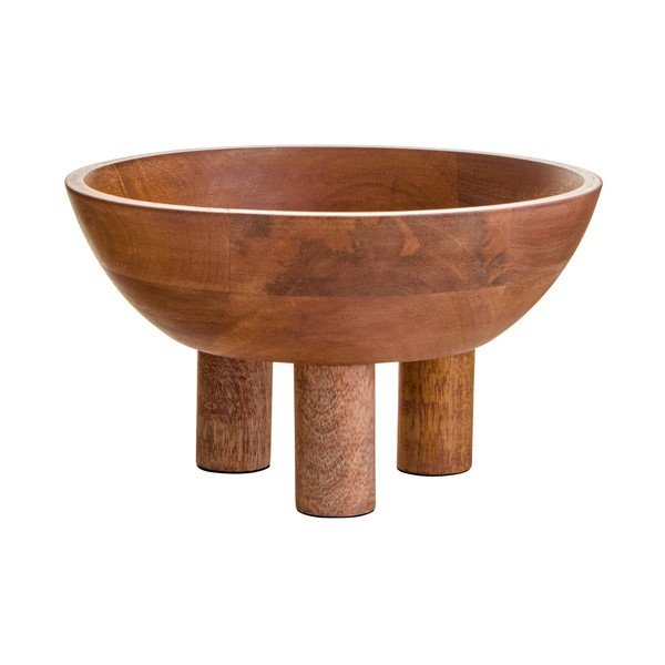 Natūralios spalvos iš medienos dubuo ø 27 cm Kara – Premier Housewares