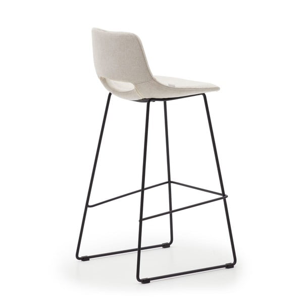 Smėlio spalvos baro taburetė (sėdynės aukštis 76 cm) Zahara – Kave Home-image-2