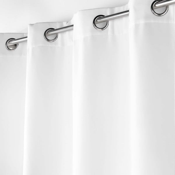 Baltos spalvos iš mikropluošto termo užuolaida 135x260 cm Micropolar – douceur d'intérieur-image-1