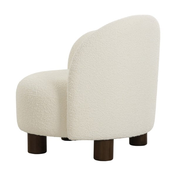 Krėslas baltos spalvos iš boucle Honolulu – House Nordic-image-3