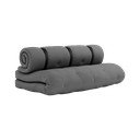 Tamsiai pilka lauko sofa lova Karup Design OUT™ Buckle Up
