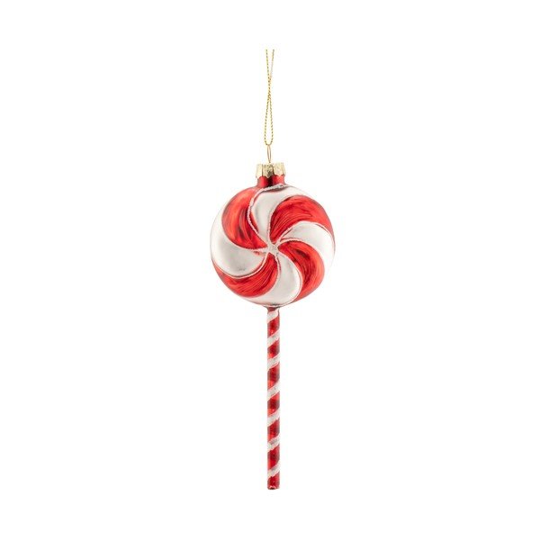 Iš stiklo eglutės papuošimas 2,5 cm Christmas Lollipop – Sass & Belle