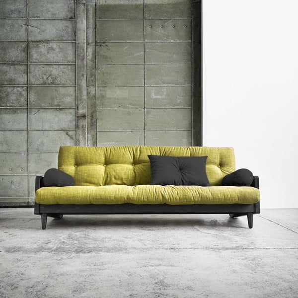 Sofa lova "Karup India" juoda/avokadų žalia/tamsiai pilka-image-1