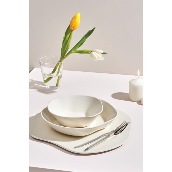 2 baltų lėkščių rinkinys Kütahya Porselen Basic, ø 24 cm-image-1