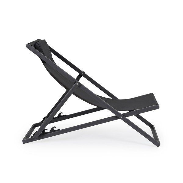 Antracito spalvos metalinis sodo šezlongas Taylor – Bizzotto-image-2