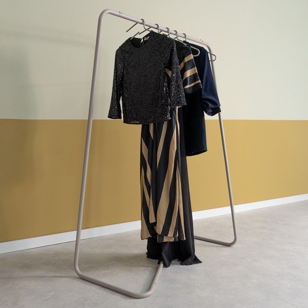 Taupe spalvos iš plieno drabužių kabykla 118x160x57 cm Hang-On – Spinder Design-image-1