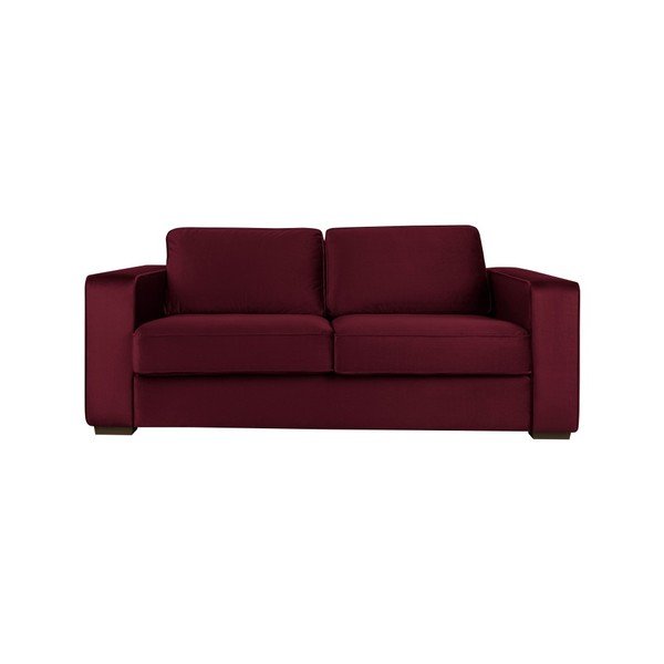 Trijų vietų bordo spalvos sofa Cosmopolitan Design Denver-image-1