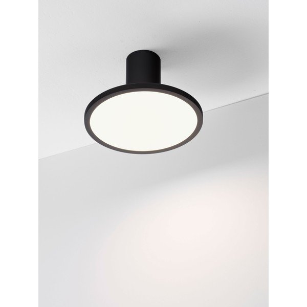 Matinės juodos spalvos iš aliuminio lubinis šviestuvas LED su sulankstoma konstrukcija Ekei – Nova Luce-image-3