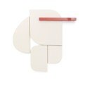 Didelio formato sieninė dekoracija 60x65 cm Danei – Kave Home