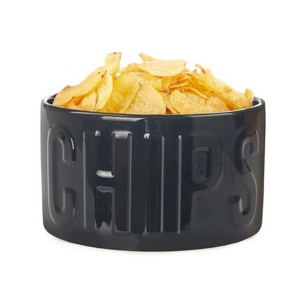 Skirta serviravimui juodos spalvos iš keramikos mažas dubuo 1 l Chips – Balvi-image-3