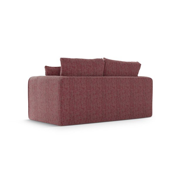 Tamsiai rožinės spalvos sulankstoma sofa 158 cm Lido – Micadoni -image-3