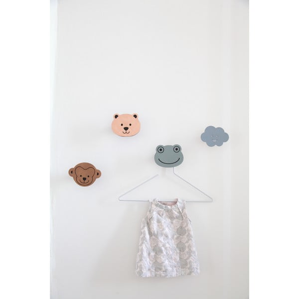 Sieninis rudos spalvos iš plieno kablys Monkey Dot Nupo – LIND DNA-image-1