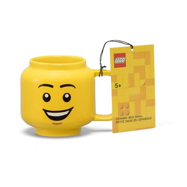 Geltonas keraminis kūdikio puodelis 255 ml Head - LEGO®-image-4