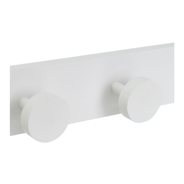 Baltos spalvos iš pušies masyvo sieninė lentyna 40 cm Anillos – Casa Selección-image-2