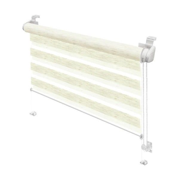 Natūralios spalvos diena ir naktis roletai 80x150 cm Zebra Silvalin – Gardinia-image-1