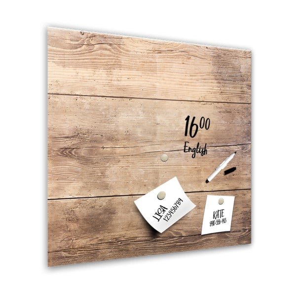 Magnetinė lenta Styler Wood, 30 x 30 cm-image-1