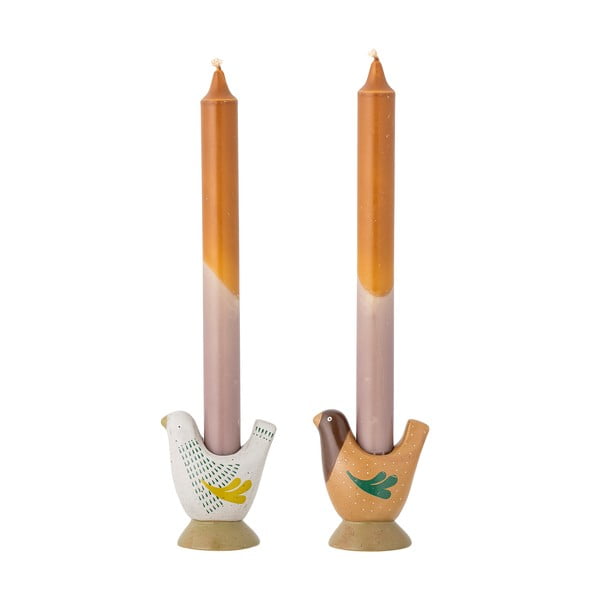 Iš molio žvakidės 2 vnt. Reem – Bloomingville-image-3