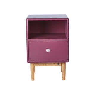 Tamsiai violetinis naktinis staliukas Tom Tailor Color Box
