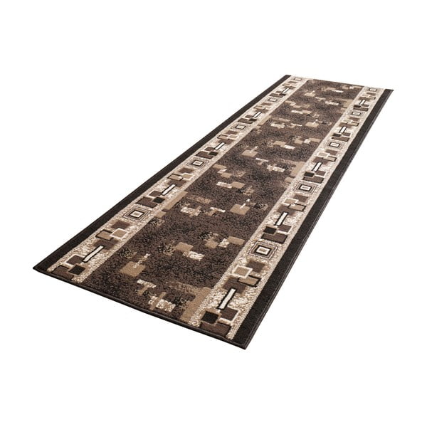 Pailgos formos kilimas rudos spalvos 80x200 cm Cube – Hanse Home-image-2