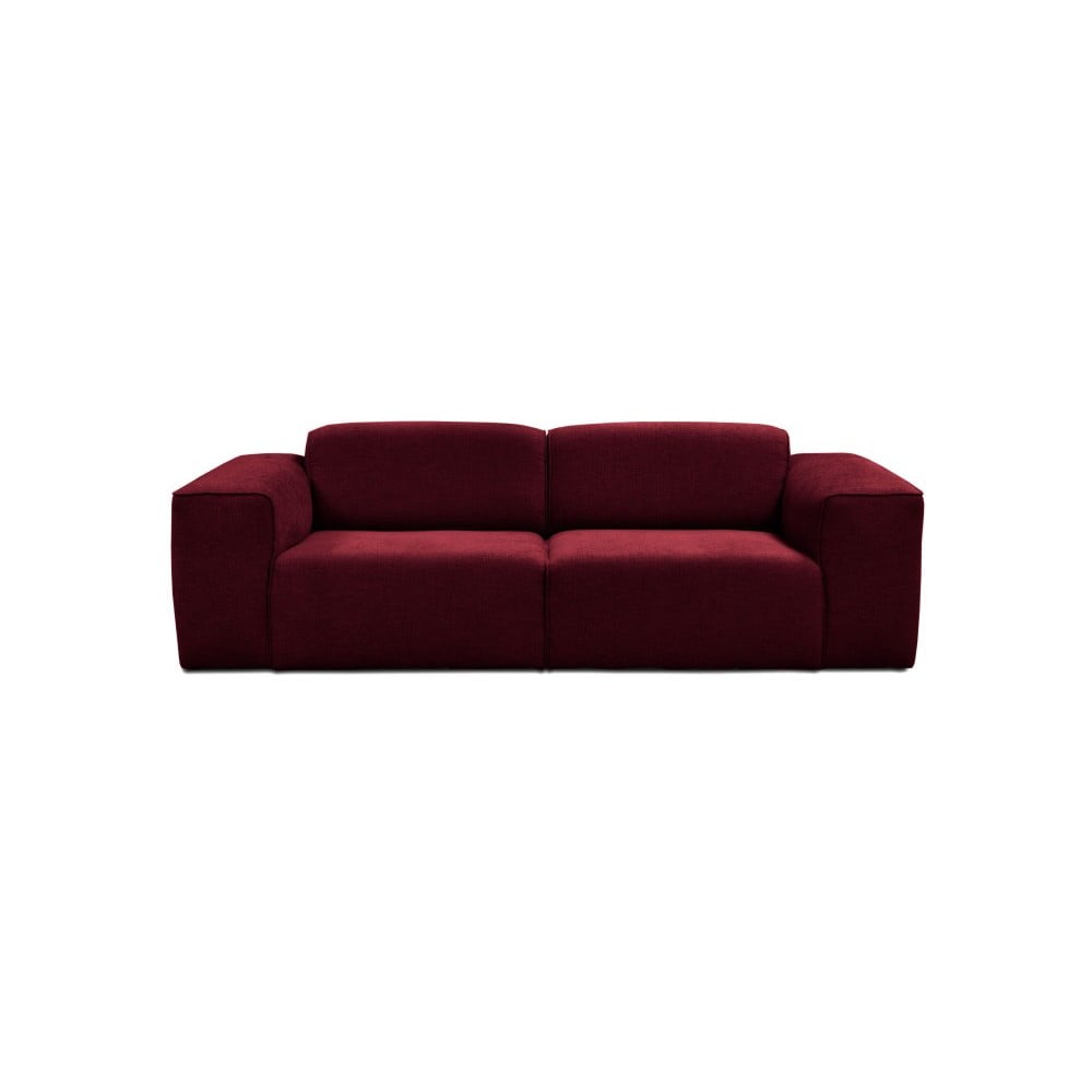 Raudona trijų vietų sofa Cosmopolitan Design Phoenix