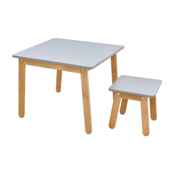 Pilkas vaikiškas stalas BELLAMY Woody-image-2