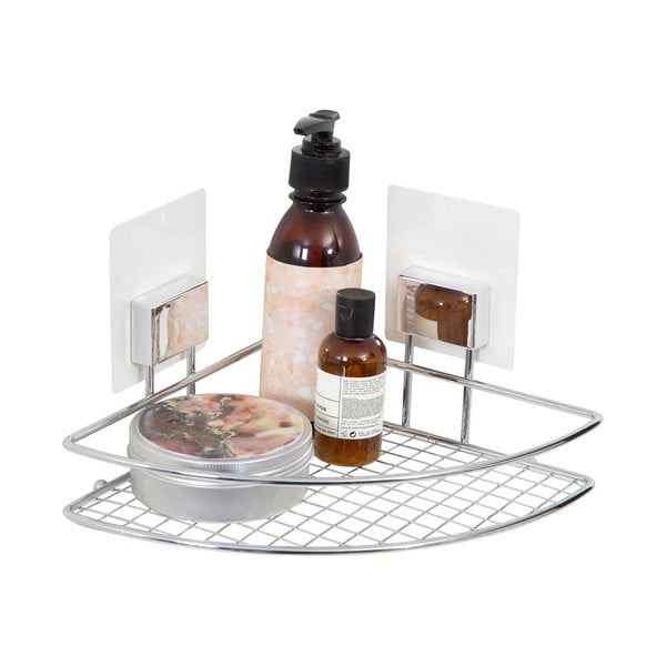 Sieninis kampinis savaime išsilaikantis stovas Compactor Bestlock Magic Bath Rack-image-1