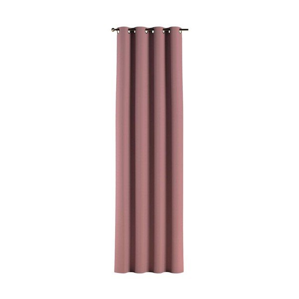 Rožinės užuolaidos 260x130 cm Cotton Story - Yellow Tipi-image-2